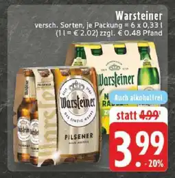 Edeka Warsteiner Angebot