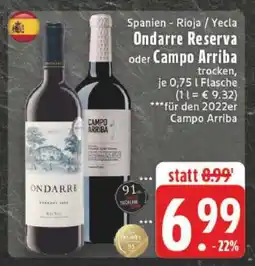 Edeka Ondarre Reserva oder Campo Arriba Angebot