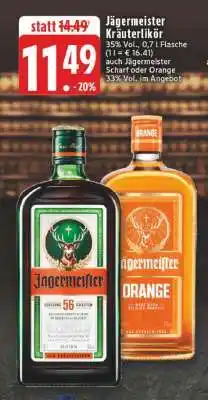 Edeka JÄGERMEISTER Kräuterlikör Angebot
