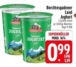 Edeka Berchtesgadener Land Joghurt Angebot
