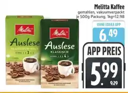 Edeka Melitta Kaffee Angebot