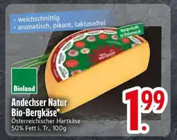 Edeka Andechser Natur Bio-Bergkäse Angebot
