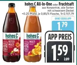 Edeka hohes C All-In-One oder Fruchtsaft Angebot
