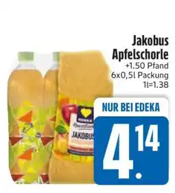 Edeka Jakobus Apfelschorle Angebot