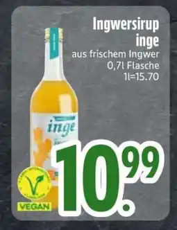 Edeka Ingwersirup inge Angebot