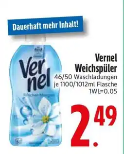 Edeka Vernel Weichspüler Angebot