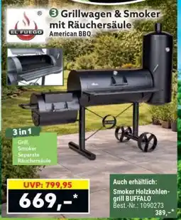 Norma Grillwagen & Smoker mit Räuchersäule Angebot