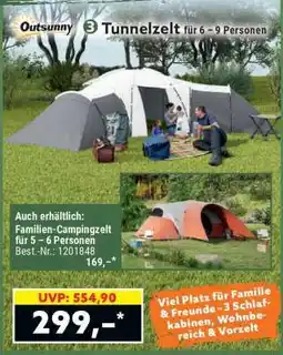 Norma Tunnelzelt für 6 - 9 Personen Angebot