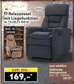 Norma Relaxsessel mit Liegefunktion Angebot