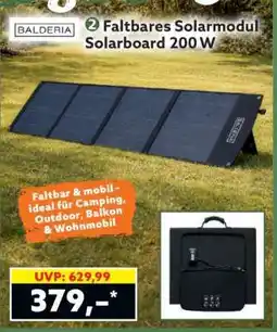 Norma Faltbares Solarmodul Solarboard 200 W Angebot