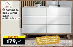 Norma Kommode mit 6 Schubladen Angebot