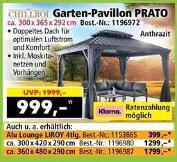 Norma Garten-Pavillon PRATO Angebot