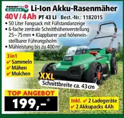 Norma Li-Ion Akku-Rasenmäher 40V/4Ah PT 43 LI Angebot