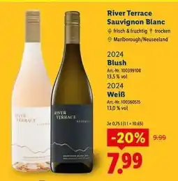 Lidl River Terrace Sauvignon Blanc Angebot