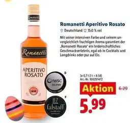 Lidl Romanetti Aperitivo Rosato Angebot