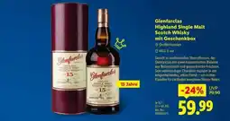 Lidl Glenfarclas Highland Single Malt Scotch Whisky mit Geschenkbox Angebot