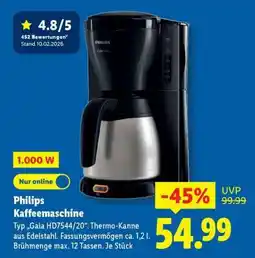 Lidl PHILIPS Kaffeemaschine Angebot