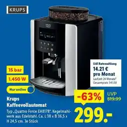 Lidl KRUPS Kaffeevollautomat Angebot