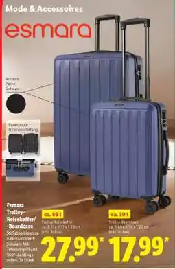 Lidl Esmara Trolley-Reisekoffer/-Boardcase Angebot