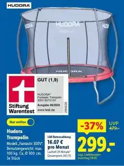 Lidl Hudora Trampolin Angebot