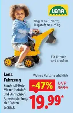 Lidl LENA Fahrzeug Angebot