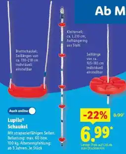 Lidl Lupilu Schaukel Angebot