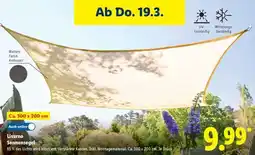 Lidl Livarno Sonnensegel Angebot