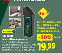 Lidl PARKSIDE Laserentfernungsmesser Angebot