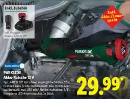 Lidl PARKSIDE Akku-Ratsche 12 V Angebot