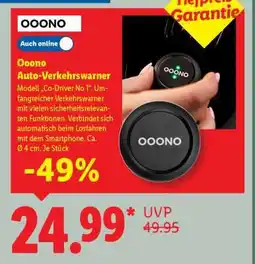 Lidl OOONO Auto-Verkehrswarner Angebot