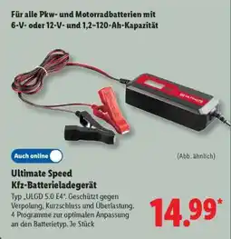 Lidl Ultimate Speed Kfz-Batterieladegerät Angebot