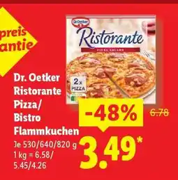Lidl Dr. Oetker Ristorante Pizza Bistro Flammkuchen Angebot