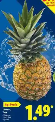 Lidl Ananas, lose Angebot