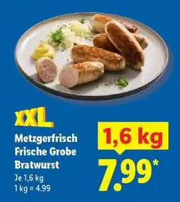 Lidl Metzgerfrisch Frische grobe Bratwurst Angebot