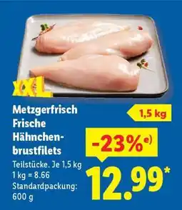 Lidl Metzgerfrisch Frische Hähnchenbrustfilets Angebot