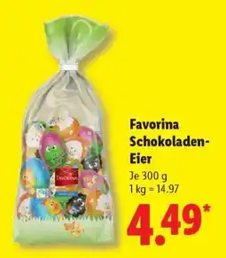 Lidl Favorina Schokoladen- Eier Angebot