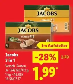 Lidl Jacobs 3-in-1 Angebot