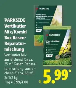Lidl PARKSIDE Vertikutier Mix/Kombi Box Rasen-Reparaturmischung Angebot