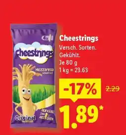 Lidl Cheestrings Angebot