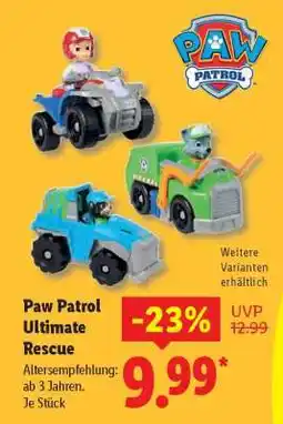 Lidl Paw Patrol Ultimate Rescue Angebot