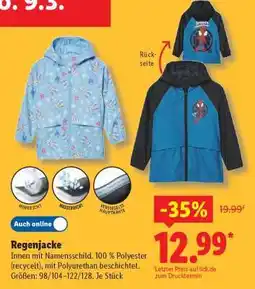 Lidl Regenjacke Angebot
