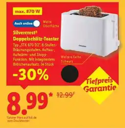 Lidl SILVERCREST Doppelschlitz-Toaster Angebot