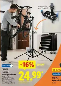 Lidl CRIVIT Fahrrad-Montageständer Angebot