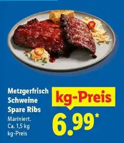 Lidl Metzgerfrisch Schweine Spare Ribs Angebot