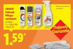 Lidl CRIVIT Fahrrad-Pflegesortiment Angebot