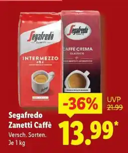 Lidl Segafredo Zanetti Caffè Angebot