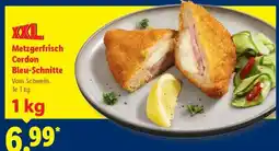 Lidl Metzgerfrisch Cordon Bleu-Schnitte Angebot