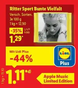 Lidl Ritter Sport Bunte Vielfalt Angebot