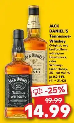 Kaufland Jack Daniel’s Tennessee Whiskey Angebot