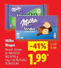 Lidl MILKA Riegel Angebot